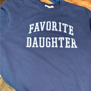 Navy Blue 'Favorite Daughter' Sweatshirt